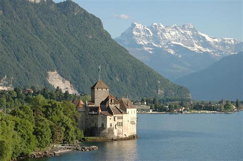 Montreux Switzerland Castle Photograph by Marshall Baker - Fine Art America