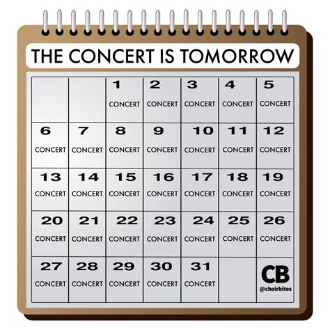 The Concert Is Tomorrow — Choir Bites