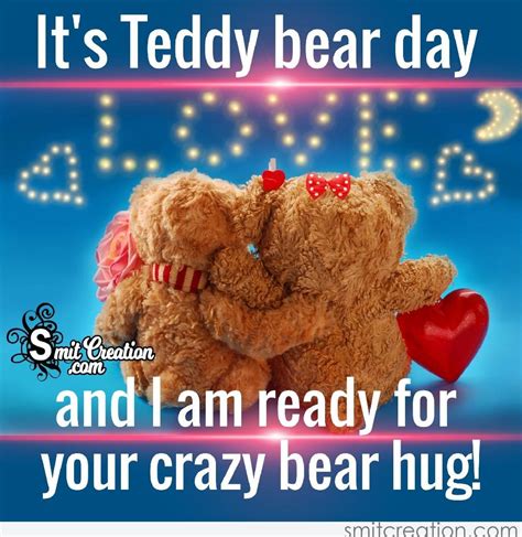 Teddy Bear Day Wishes, Messages, Quotes Images - SmitCreation.com