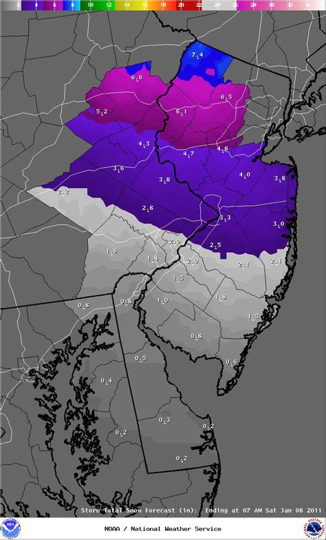 Parts of N.J. may get up to 7 inches of snow - nj.com