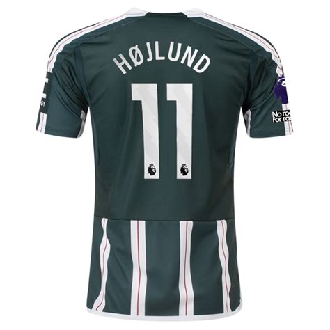 adidas Manchester United Rasmus Højlund Away Jersey w/ EPL + No Room F ...