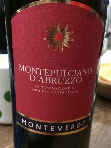 Monteverdi Montepulciano d'Abruzzo | Vivino