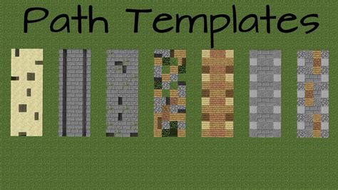 Path Templates Minecraft Project