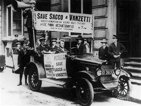 Sacco And Vanzetti Sympathizers by Bettmann