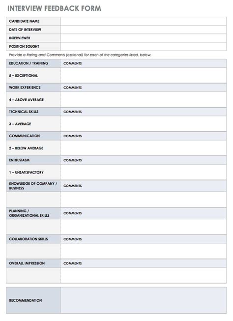 Free Feedback Form Templates | Smartsheet