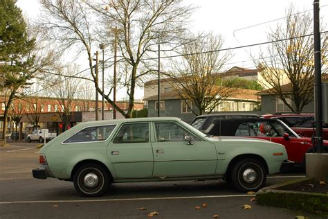 OLD PARKED CARS.: 1981 AMC Concord Wagon.