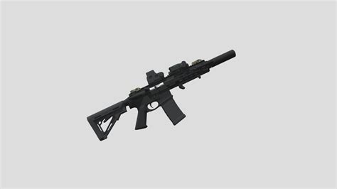 HK416 Mod - 3D model by ModernEraGuns (@modengunss) [34ab7f1] - Sketchfab