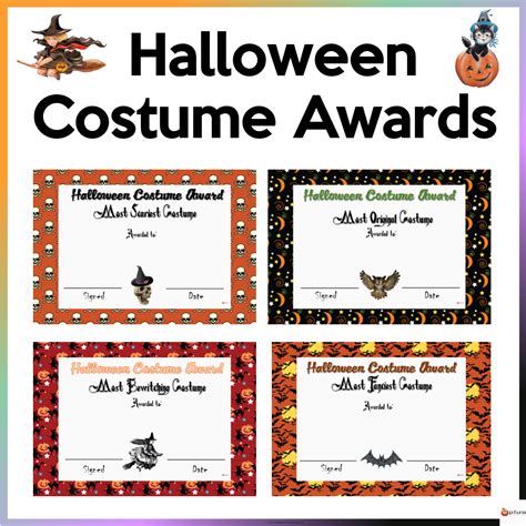 Halloween Costume Award Certificates | ubicaciondepersonas.cdmx.gob.mx