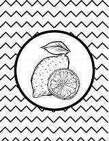 Printable Lemon Coloring Pages  Coloring/ Adult sketch template