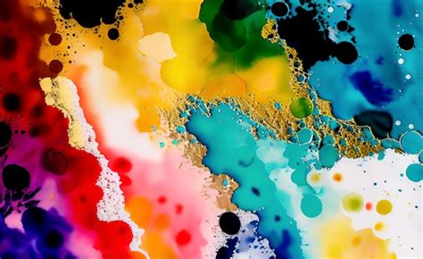 Premium AI Image | A colorful background with the word art on it