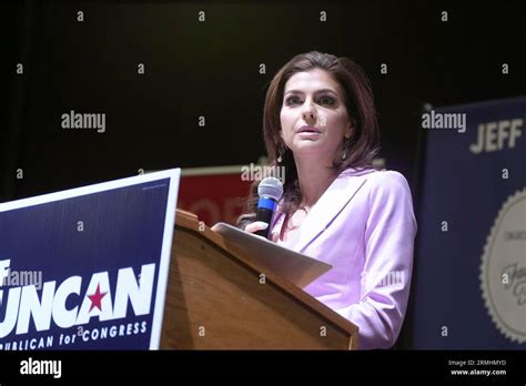 Casey DeSantis, wife of presidential contender and Florida Gov. Ron DeSantis, speaks at a Faith ...