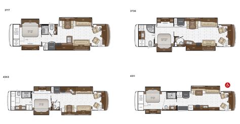 Newmar Dutch Star floor plans