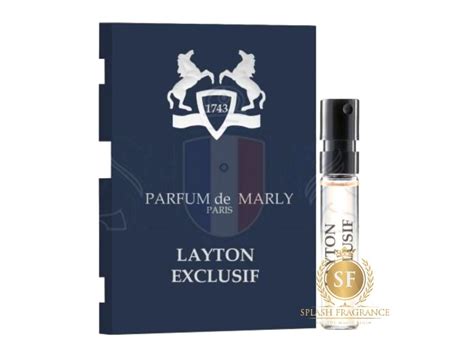 Layton Exclusif By Parfums De Marly 1.2ml EDP Perfume Sample Spray – Splash Fragrance