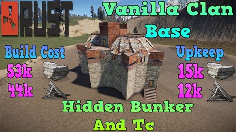 Rust 2 Man Base Design ~ Rust Base Building Fortify Clan Ultimate ...