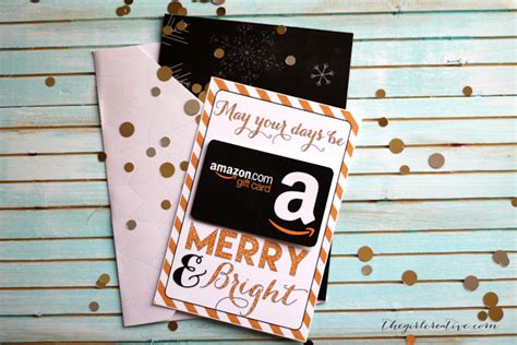 Printable Christmas Gift Card Holders - The Girl Creative