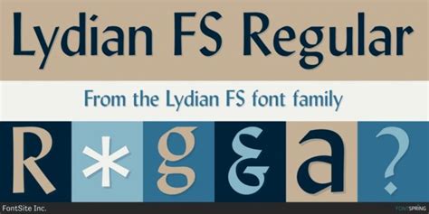 Lydian FS Font DOWNLOAD #font #fonts #typography #typeface #webDesign | Download fonts, Fonts ...