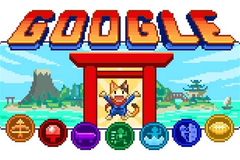 Google "Doodle Champion Island Games" Cat Olympics Game