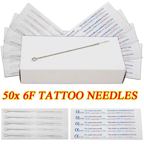 tattoo-needles-6F-50pcs-lot-stianless-steel-needles-medical-tattoo-needles-For-Tattoo-Guns ...