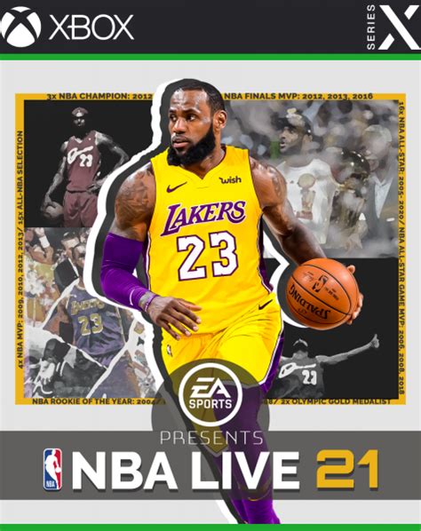 NBA LIVE 21 Xbox One Box Art Cover by TimeTravelMonkey