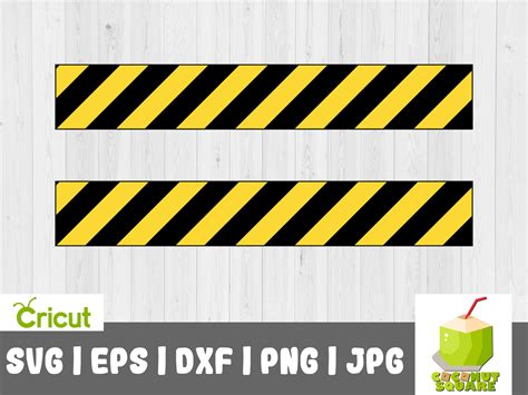 Caution Tape SVG File for Cricut and Silhouette, Instant Download ...