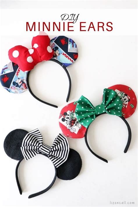 DIY Minnie Mouse Ears - Liz on Call