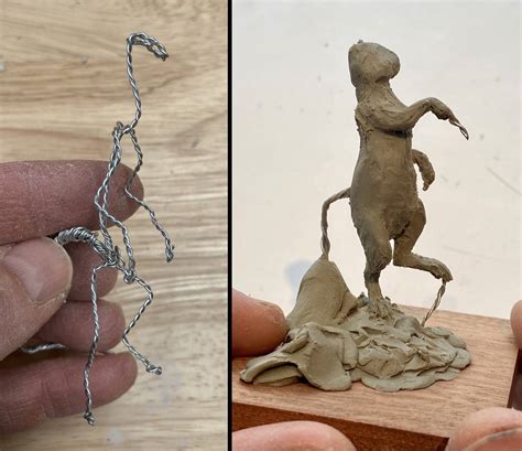 Simple Armatures for Small Scale Sculpture | Muddy Colors