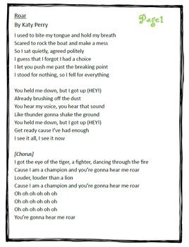 Eye Of The Tiger Lyrics Katy Perry