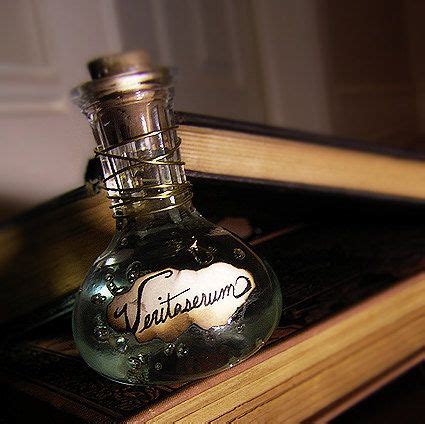 Veritaserum - Harry Potter Potion Bottle - Tall vintage super thick glass | Harry potter potions ...