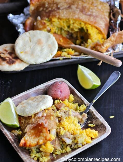 Lechona Tolimense (Colombian-Style Stuffed Pork) | Recipe | Colombian food, Recipes, Colombian ...