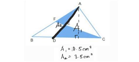 geometry - Find area of shaded regions in a triangle - Mathematics Stack Exchange