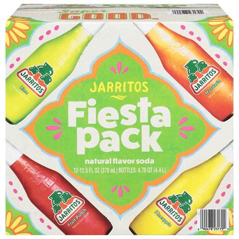 Jarritos Soda Variety Pack 12.5 oz Bottles - Shop Soda at H-E-B