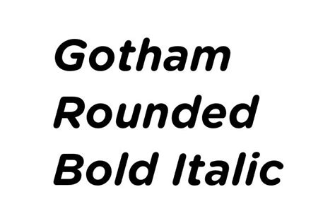 Gotham Rounded Bold Italic Font - Free Font Download