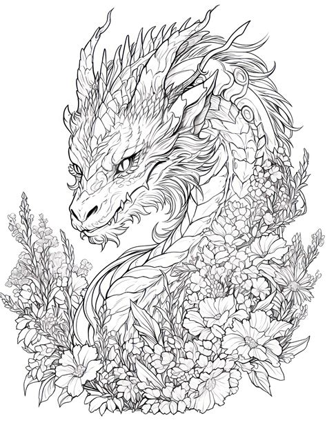 49 Majestic Dragon Coloring Pages For Kids And Adults - Our Mindful Life