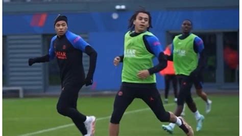 Mbappe brothers train together at PSG