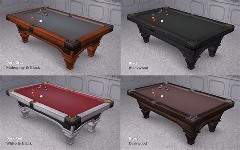 Mod The Sims - Victorian Pool Table