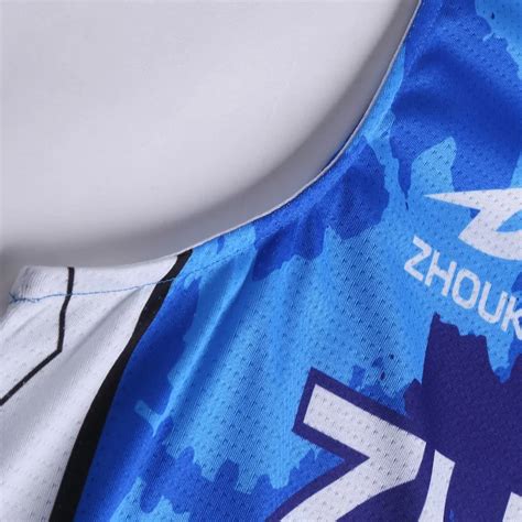 Blue Basketball Jersey Uniform Design,High Quality Sublimated ...