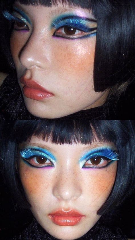 Pin by stingy petals on monster high has become trash | Futuristic makeup, Dope makeup, Funky makeup