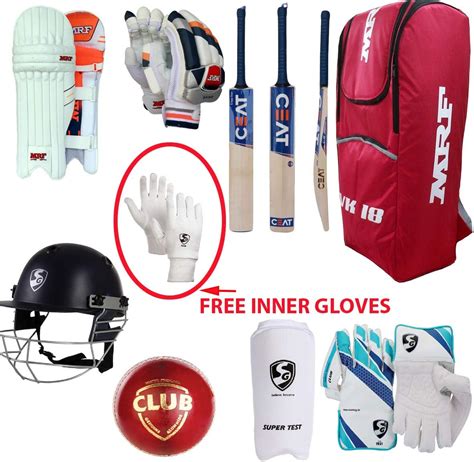 Amazon.com : Cricket Kit with Full Range of Batting & Keeping ...