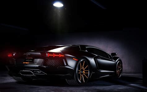 Download Matte Black Lamborghini Wallpaper - GetWalls.io