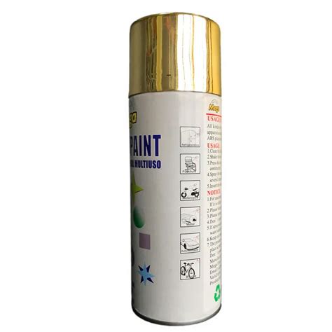 450ml Fast Dry Gold Chrome Spray Paint - Buy Gold Spray Paint,Gold ...