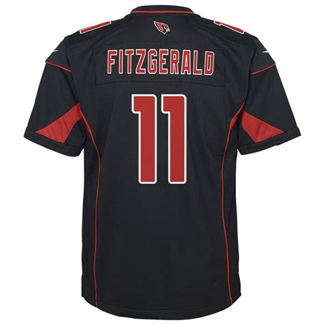 Youth Arizona Cardinals Larry Fitzgerald Nike Black Color Rush Game Jersey - NFLShop.com