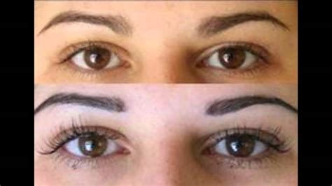 Eyebrow Tinting: Before and After - YouTube