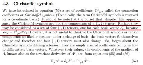 differential geometry - Are Christoffel symbols associated with a ...