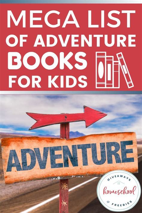 Mega List of Adventure Books for Kids | Adventure book, Free kids books, Reading fun