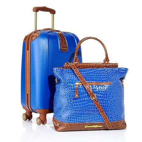 Samantha Brown 2-piece Hardside Luggage Set at HSN.com | Hardside luggage sets, Luggage bags ...