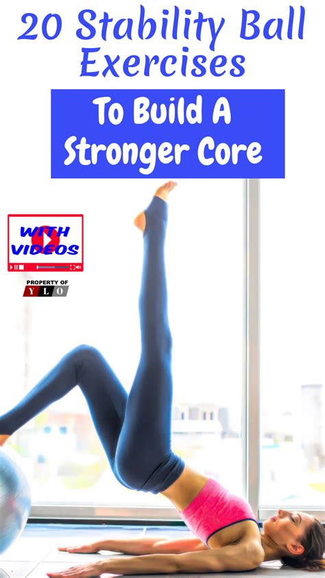 Build A Stronger Core- The stability ball is used for just that. Strong ...