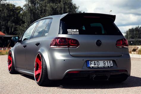 Stanced Volkwagen Golf GTI (11) #vwpologti #VolkswagenPoloMk5Accessories | Volkswagen polo gti ...