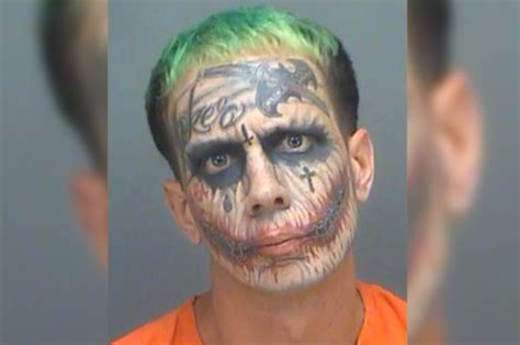 Florida’s Joker Lawrence Sullivan mugshot reveals new tattoos.