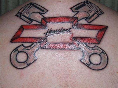 I don't like that it's Chevy, but I love the pistons. David Tattoo, 3 ...