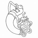 Premium Vector  Coloring Illustration Of Depressed cigarette sketch template